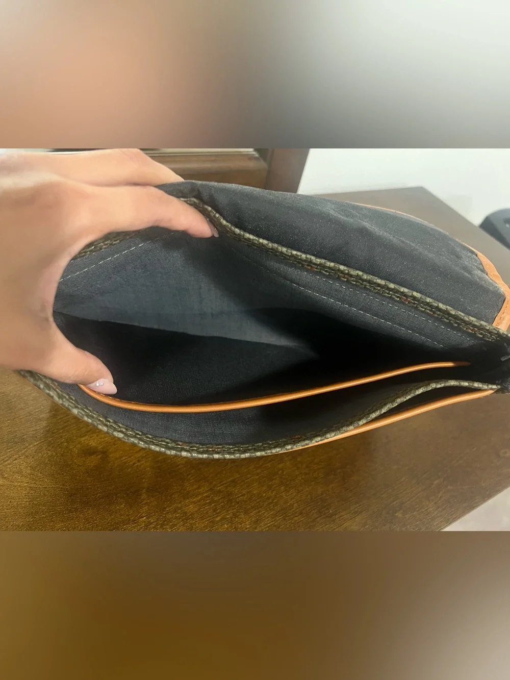 Vintage YSL x Rémy Martin Coated Canvas Clutch Bag